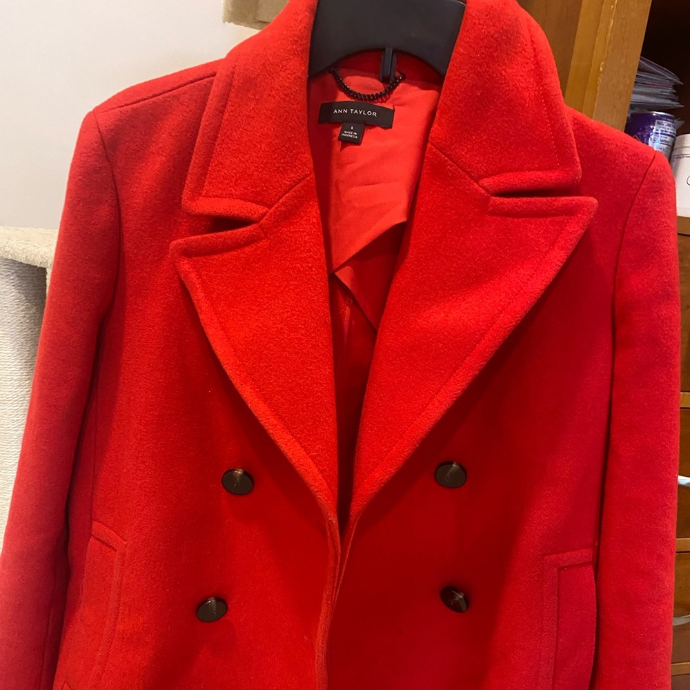 Gorgeous Ann Taylor Red Blazor - Size Small